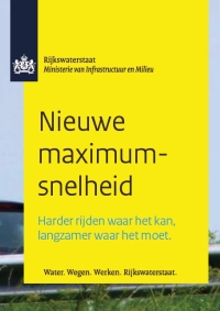 Verkeersborden bij nieuwe maximum snelheden